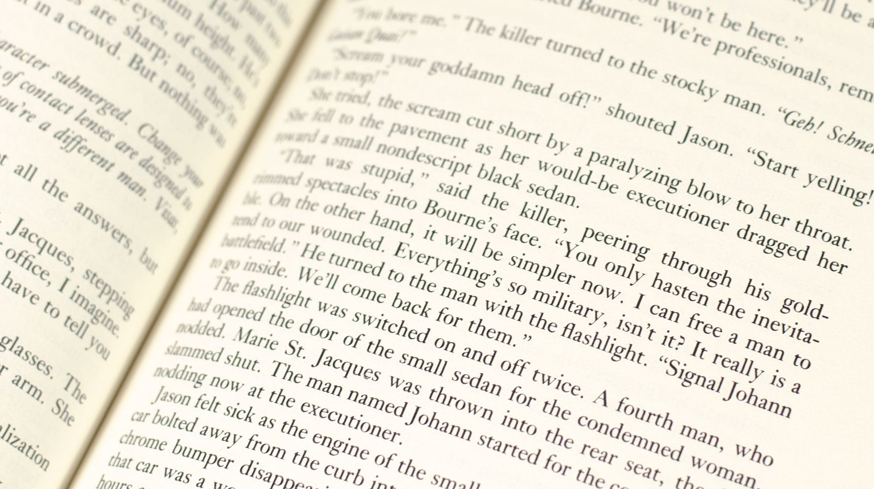 The Bourne Identity.