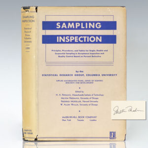 Sampling Inspection: Principles, Procedures, and Tables for Single, Double, and Sequential Sampling in Acceptance Inspection and Quality Control Based on Percent Defective.