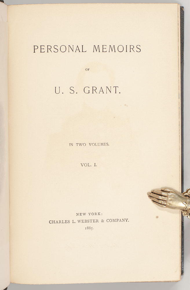Personal Memoirs of U.S. Grant.