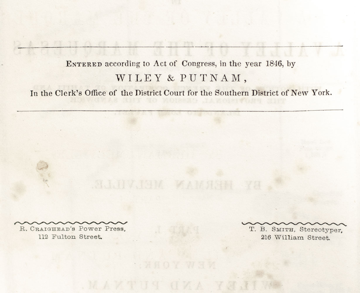 Typee: A Peep at Polynesian Life. During a Four Months' Residence in A Valley of the Marquesas.