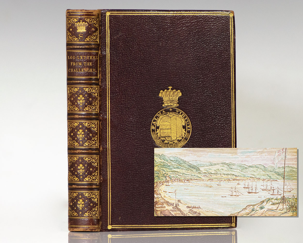 Log-Letters From “The Challenger.” [Fore-edge Painting].