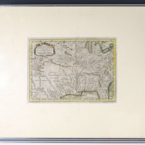Carte de la Floride, de la Louisiane, et Pays Voisins. [18th Century Map of Florida, Louisiana, and Neighboring Countries. To be used in the General History of Travel].