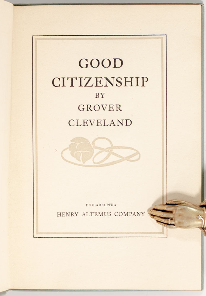 Good Citizenship.