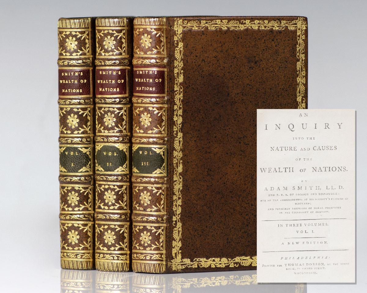 An Inquiry into the Nature and Causes of the Wealth of Nations.