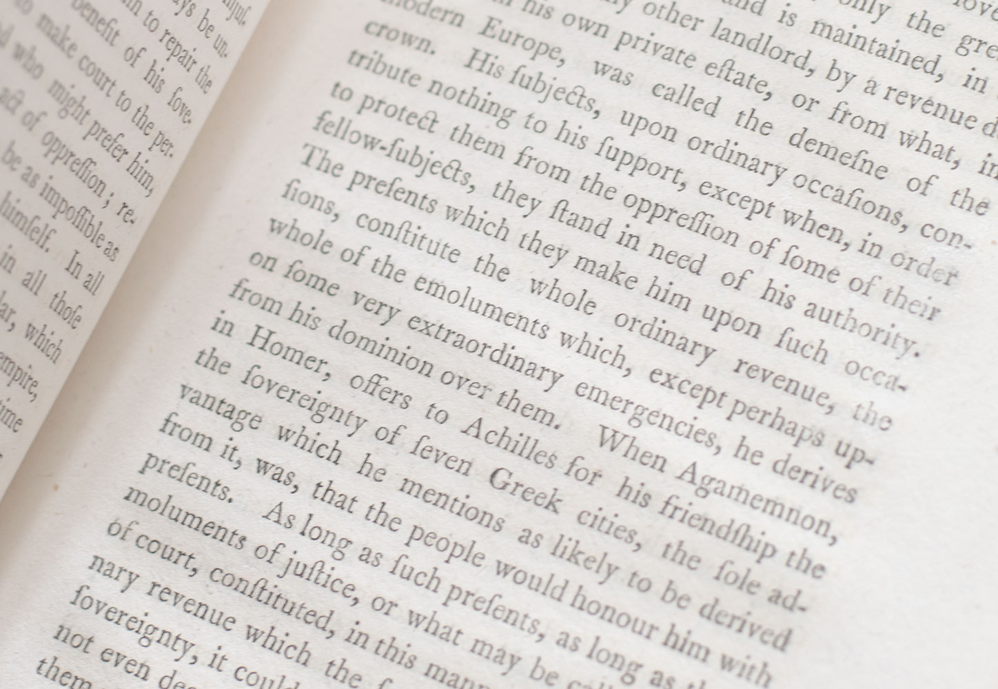 An Inquiry Into the Nature and Causes of the Wealth of Nations.