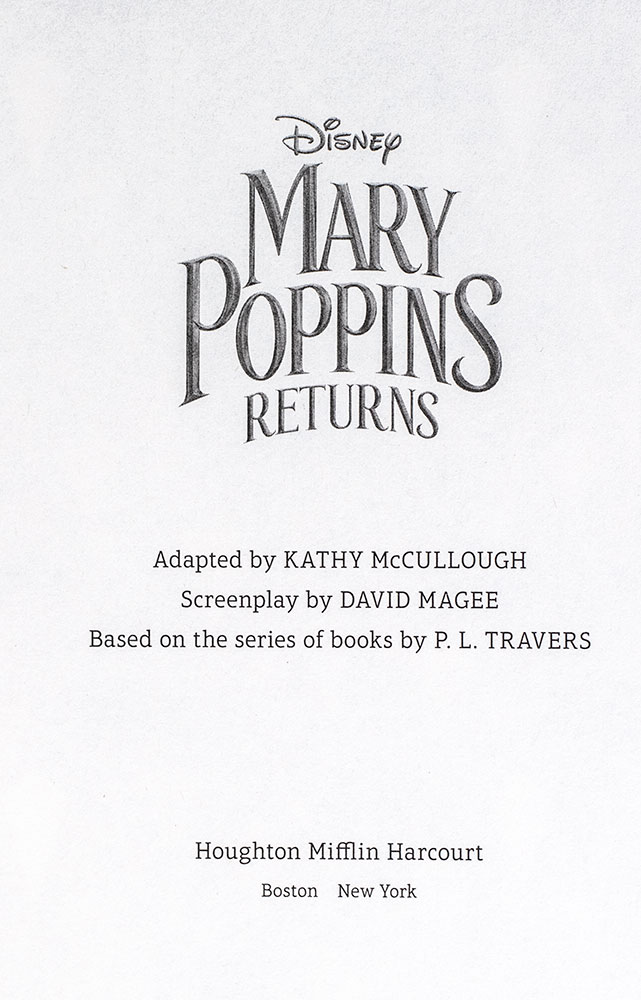 Mary Poppins Returns.