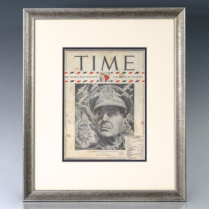 Douglas MacArthur Signed Time Magazine Cover.