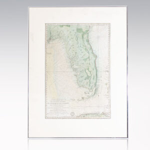 Carte Reduite des Cotes et de l'Interieur de la Presqu'ile de la Floride, avec le Detroit de Cette Presqu'ile et le Canal de Bahama. [18th Century Anotoine de Sartine Map of Florida]