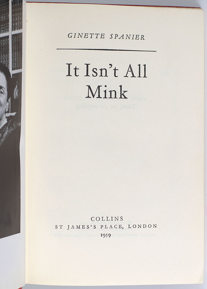 It Isn't All Mink.