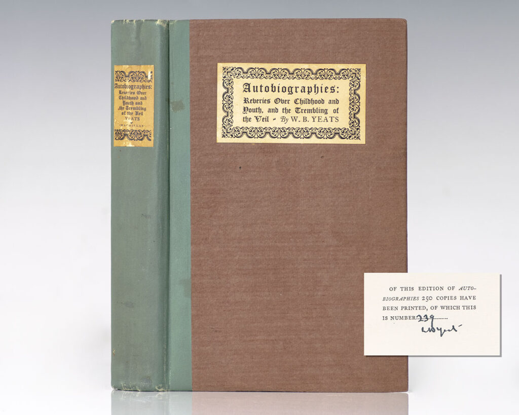 Autobiographies: Reveries Over Childhood and Youth and The Trembling of the Veil.