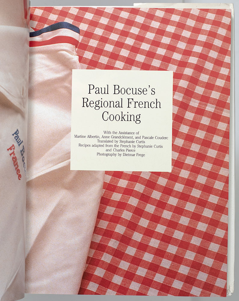 Bocuse's Regional French Cooking.