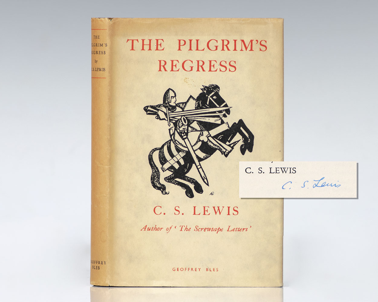 The Pilgrim's Regress.
