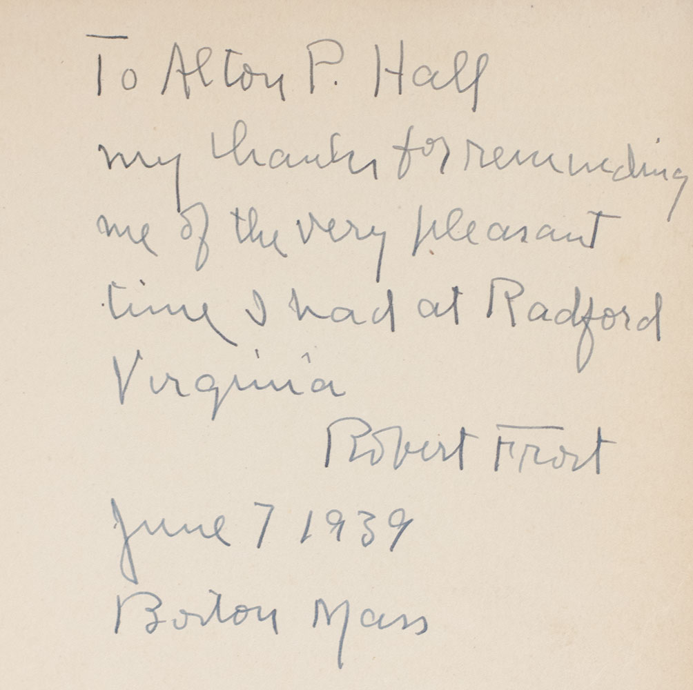 Collected Poems of Robert Frost.