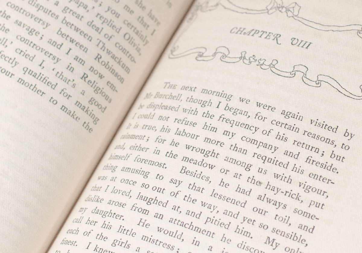 The Vicar of Wakefield.