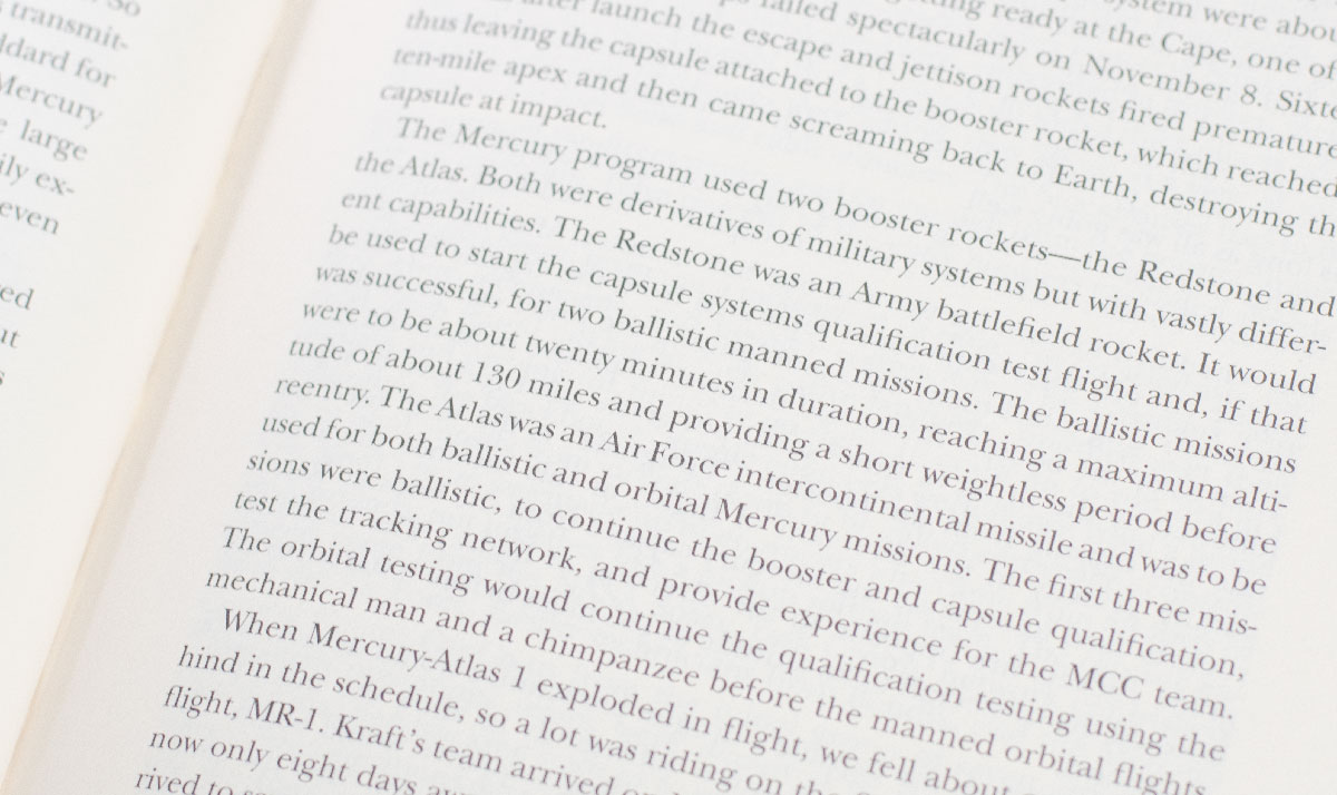 Failure Is Not An Option: Mission Control From Mercury to Apollo 13 and Beyond.