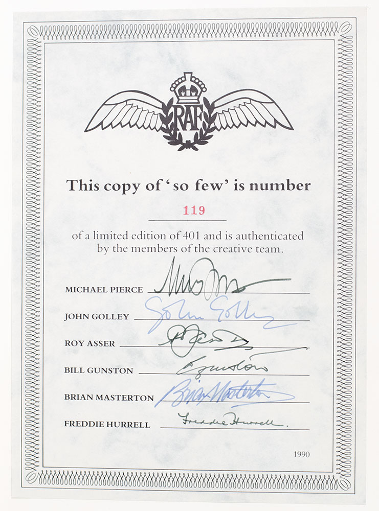 ...So Few. A Folio Dedicated to All Who Fought and Won the Battle of Britain 10th July - 31st October 1940.