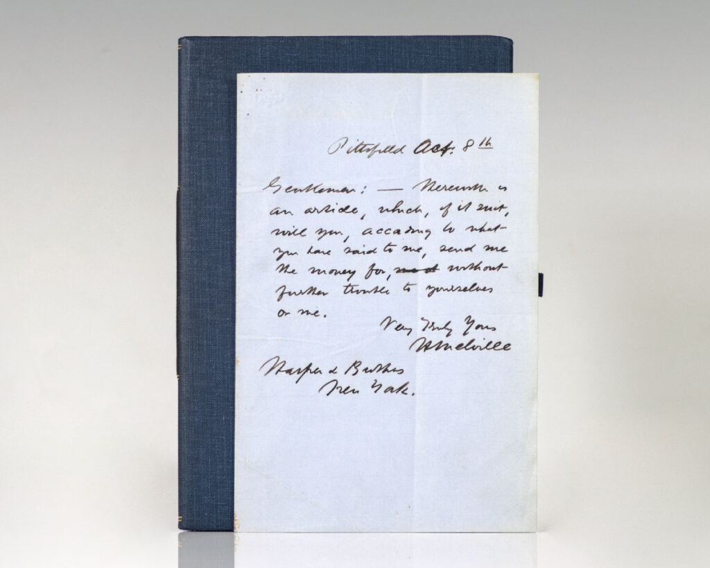 Herman Melville Autograph Letter Signed.