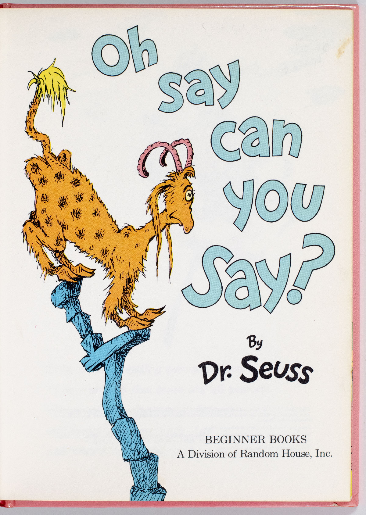 Oh Say, Can You Say? "Oh my brothers! Oh my sisters! These are Terrible Tongue Twisters!"