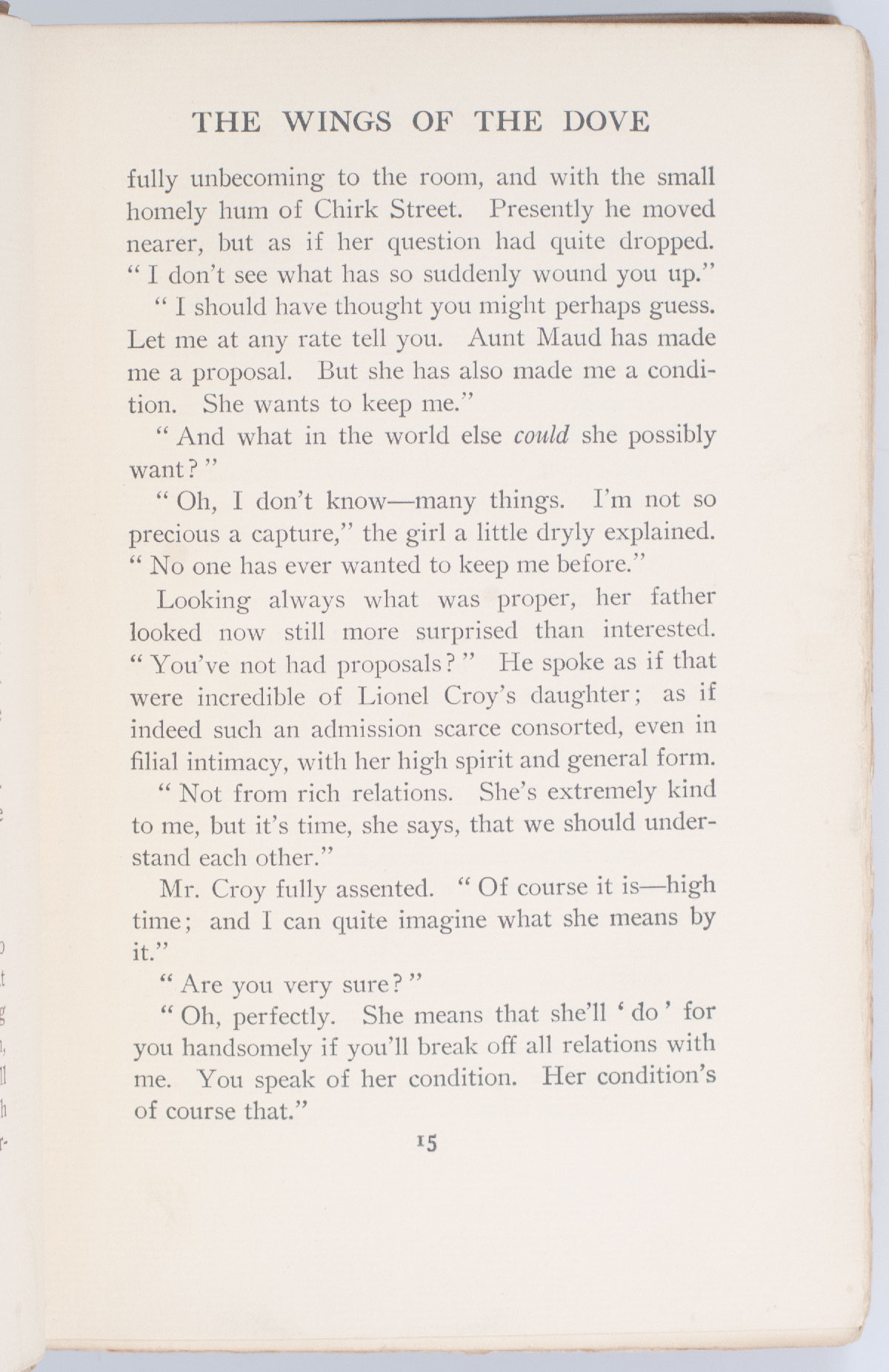 The Wings of the Dove.