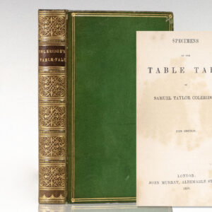 Specimens of the Table Talk of Samuel Taylor Coleridge.
