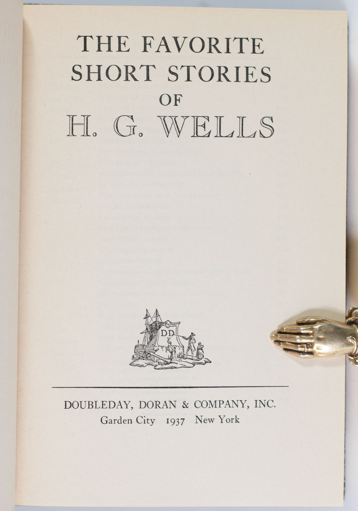 The Favorite Short Stories of H.G. Wells.