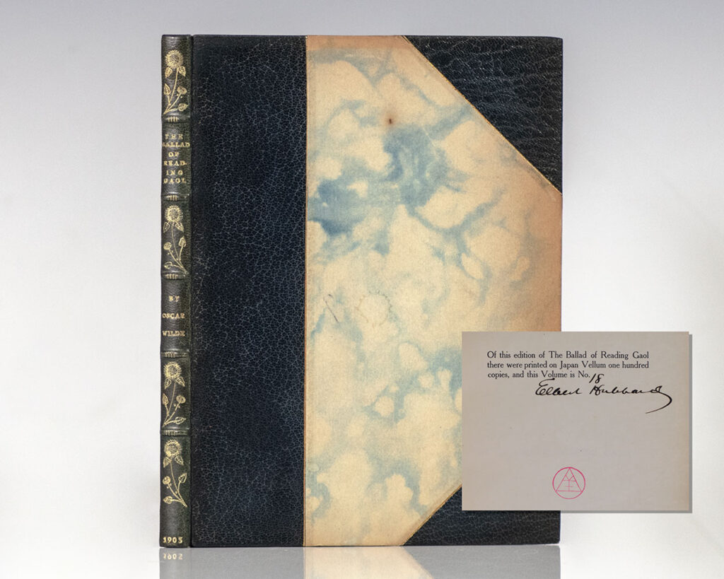 The Ballad of Reading Gaol, as written by Oscar Wilde and done into a Book by the Roycrofters, at their Shop, which is in East Aurora, Erie County, State of New York.