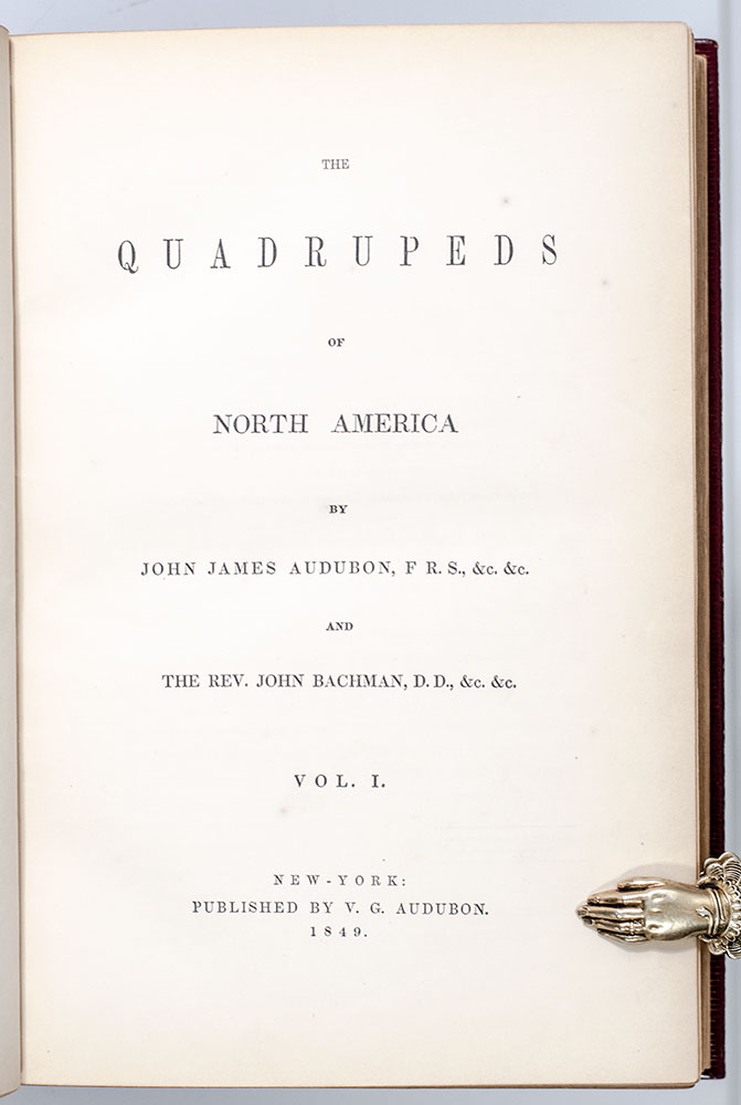 The Quadrupeds of North America.