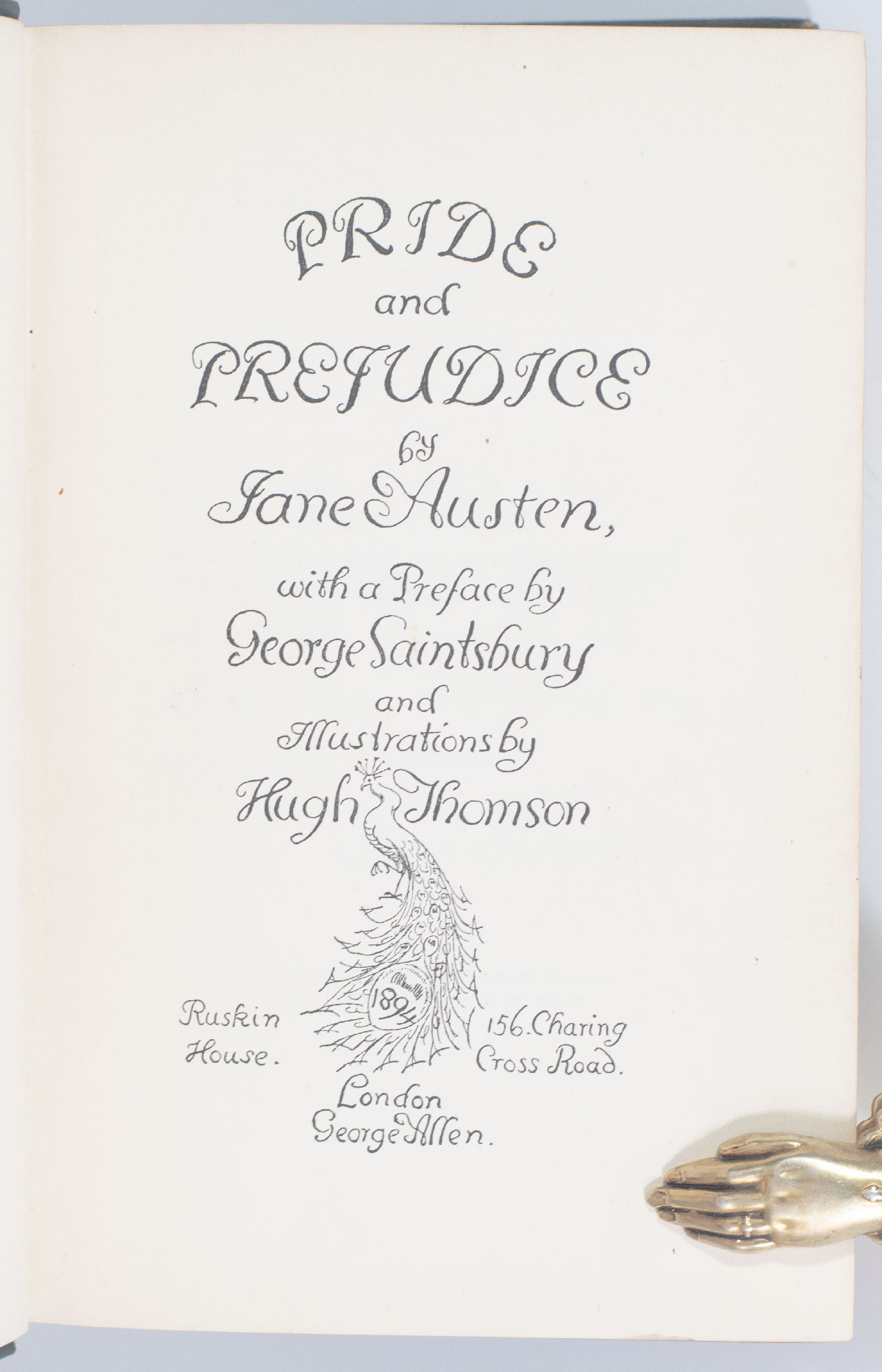 Pride and Prejudice.