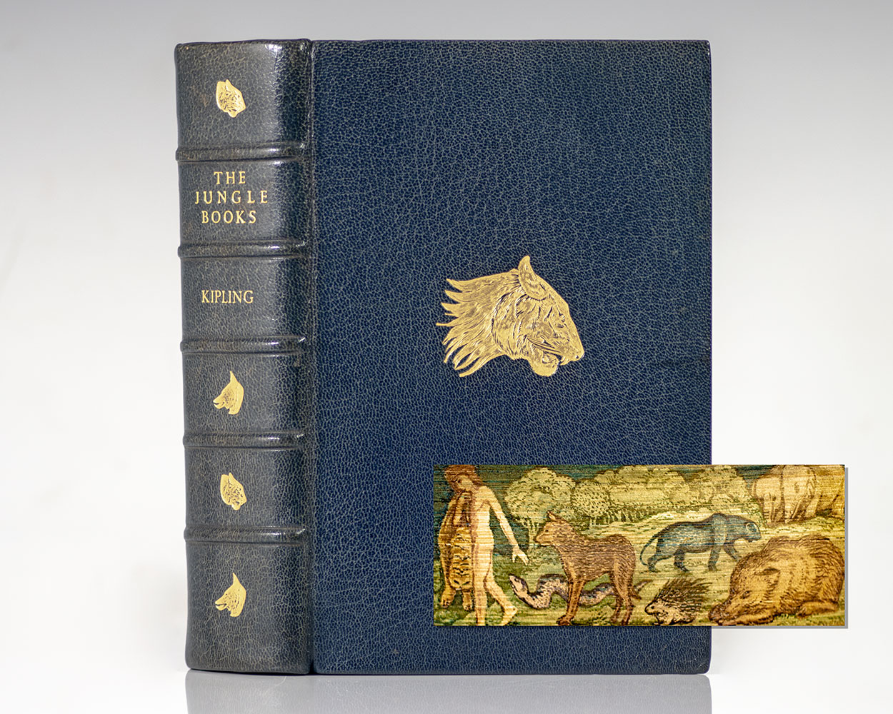 The Jungle Book and The Second Jungle Book. [Fore-edge Painting].