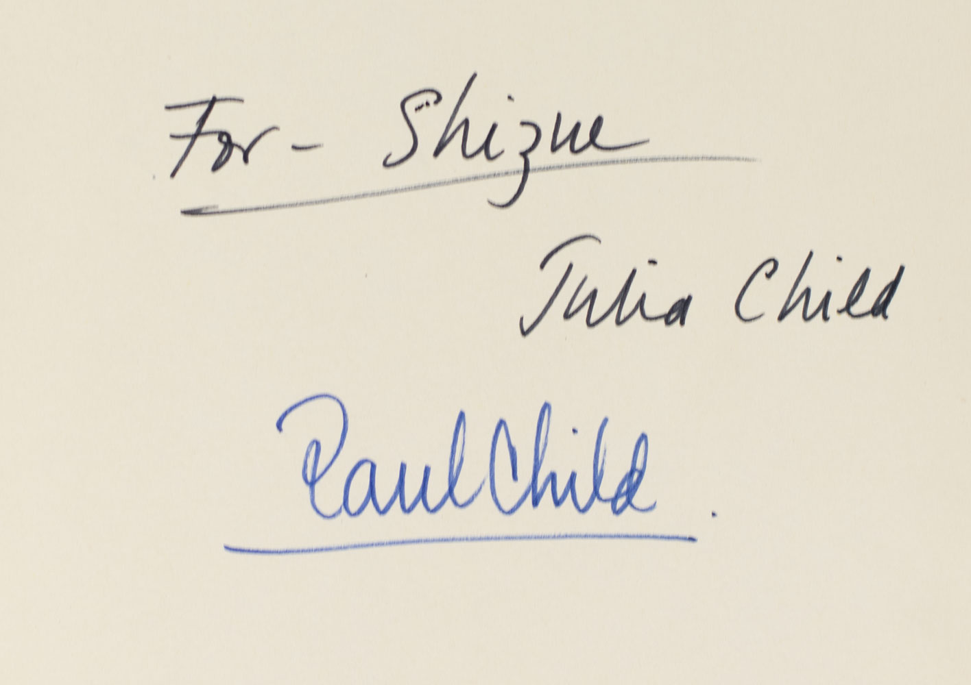From Julia Child's Kitchen.