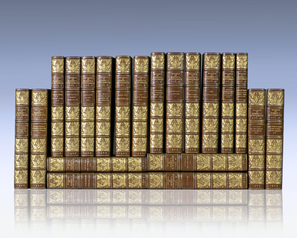 The Works of Robert Louis Stevenson [Including Treasure Island; Dr. Jekyll and Mr. Hyde; Kidnapped].