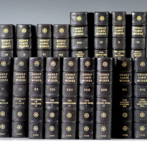 The Works of Henry James: The Novels and Tales. [Including Roderick Hudson; The American; The Europeans; Washington Square; The Portrait of a Lady; The Bostonians; What Masie Knew; The Tragic Muse; The Other House; The Awkward Age; The Sacred Fount; The Wings of the Dove; The Ambassadors; The Turn of the Screw; The Golden Bowl].