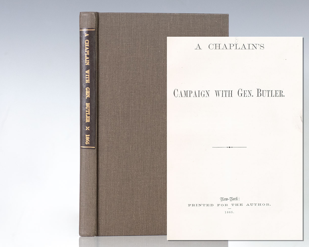 A Chaplain’s Campaign with Gen. Butler.