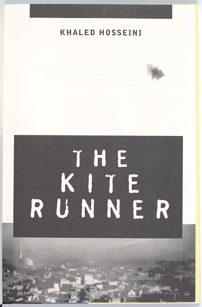 The Kite Runner.