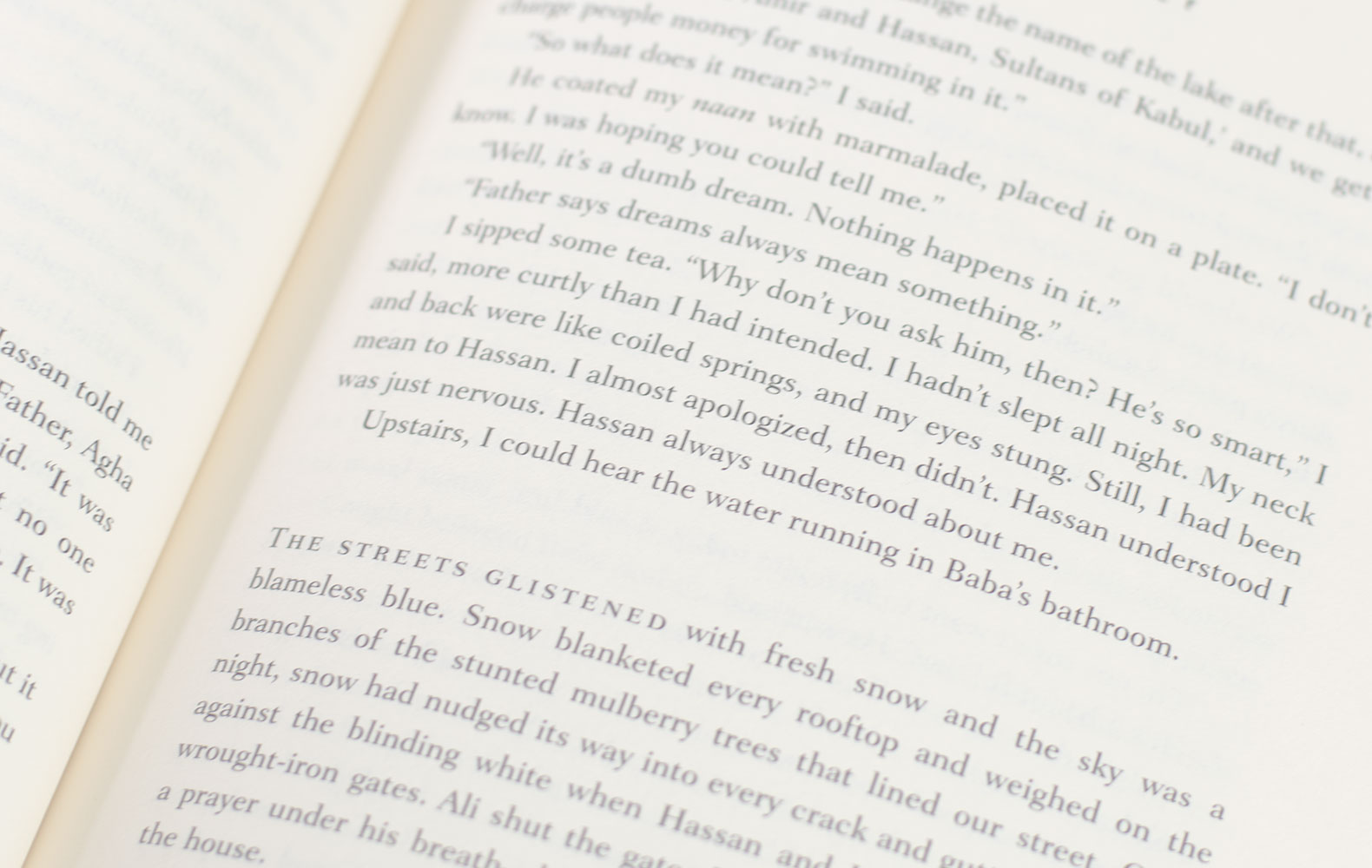 The Kite Runner.