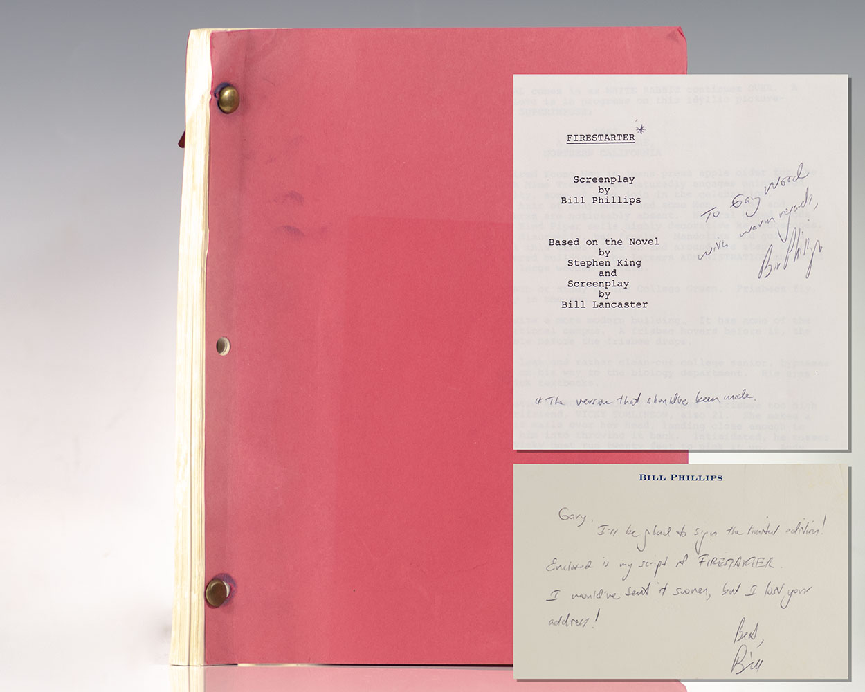 Firestarter Screenplay.