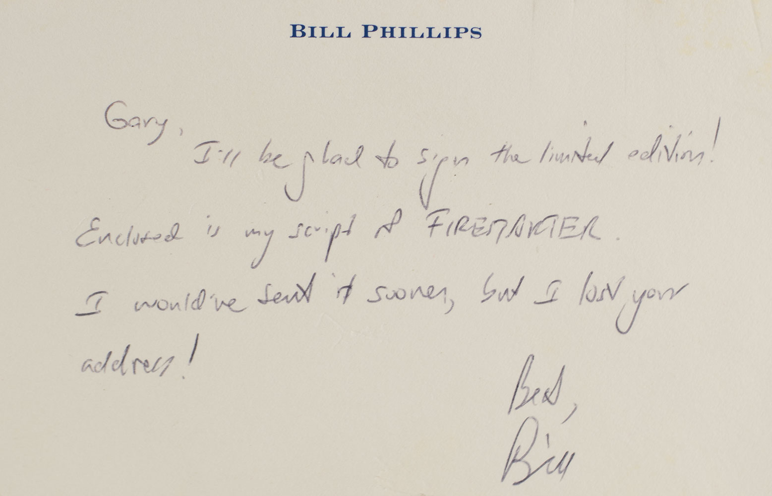 Firestarter Screenplay.