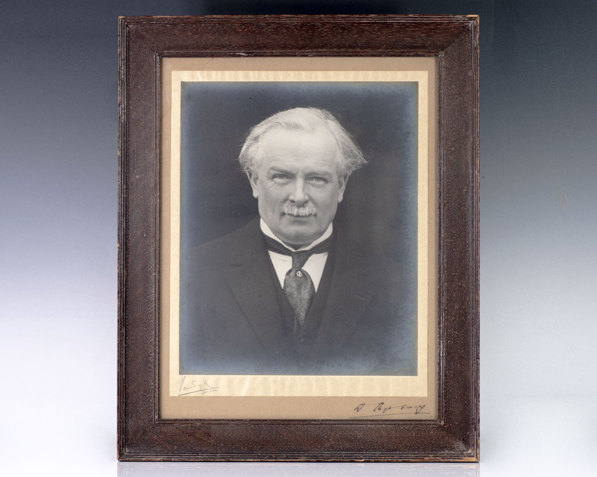 David Lloyd George Signed Photograph.