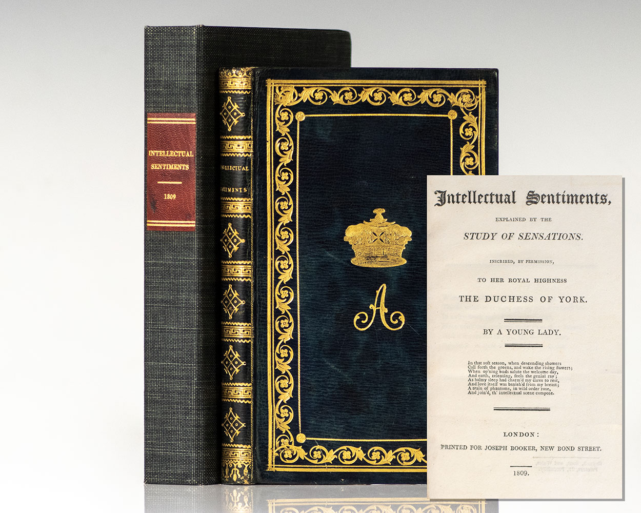 Intellectual Sentiments, Explained by the Study of Sensations.