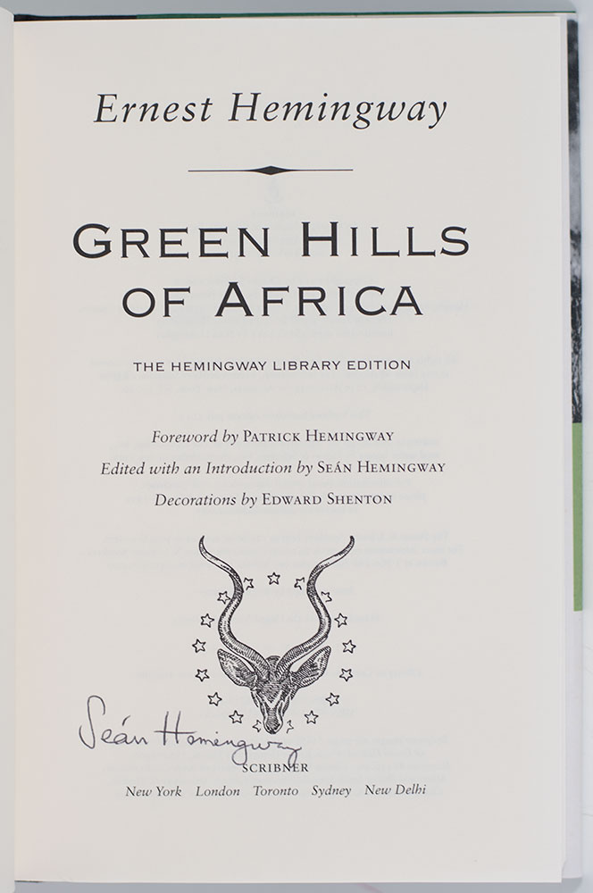 Green Hills of Africa.