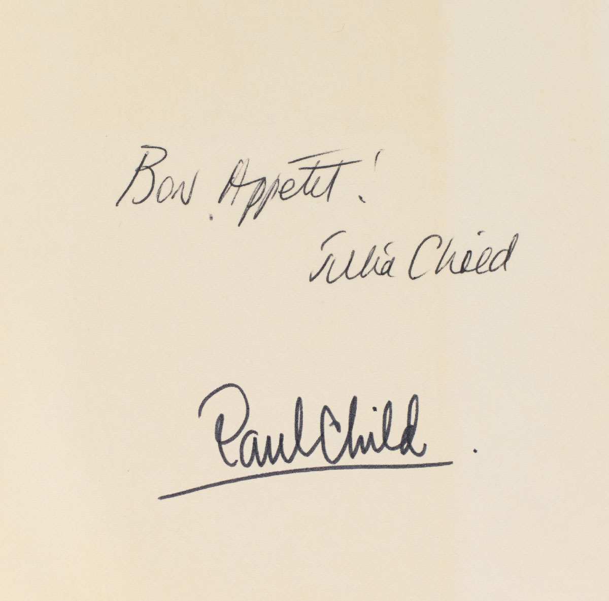 From Julia Child's Kitchen.