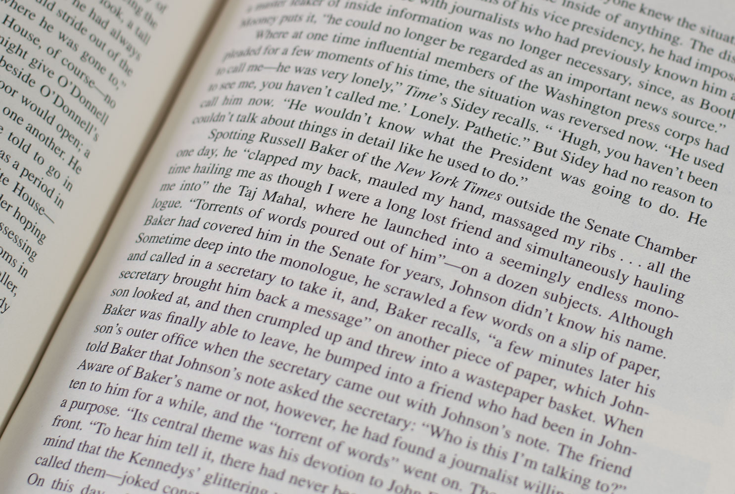 The Years of Lyndon Johnson: The Passage of Power.
