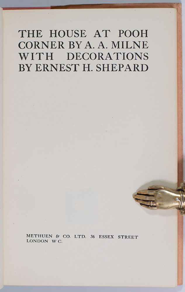 The Four Pooh Books: When We Were Very Young; Winnie-The-Pooh; Now We Are Six; The House At Pooh Corner.