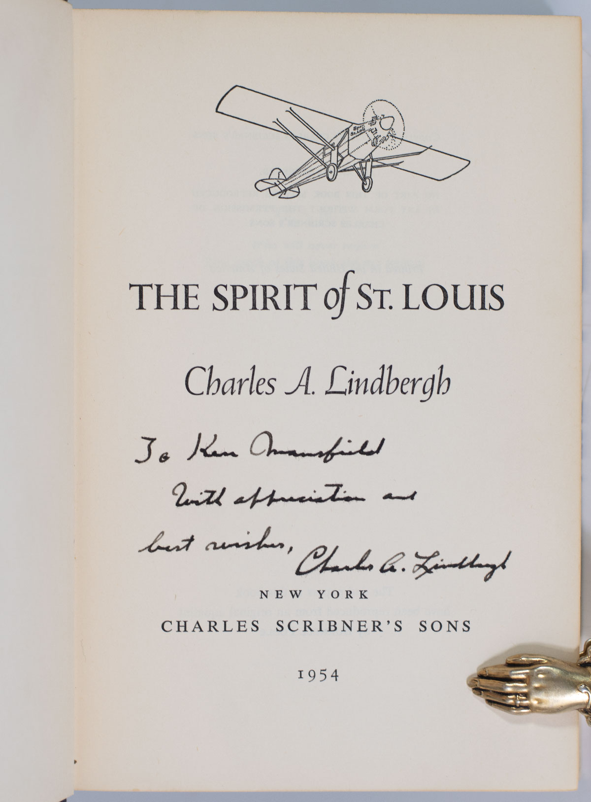 The Spirit of St. Louis.