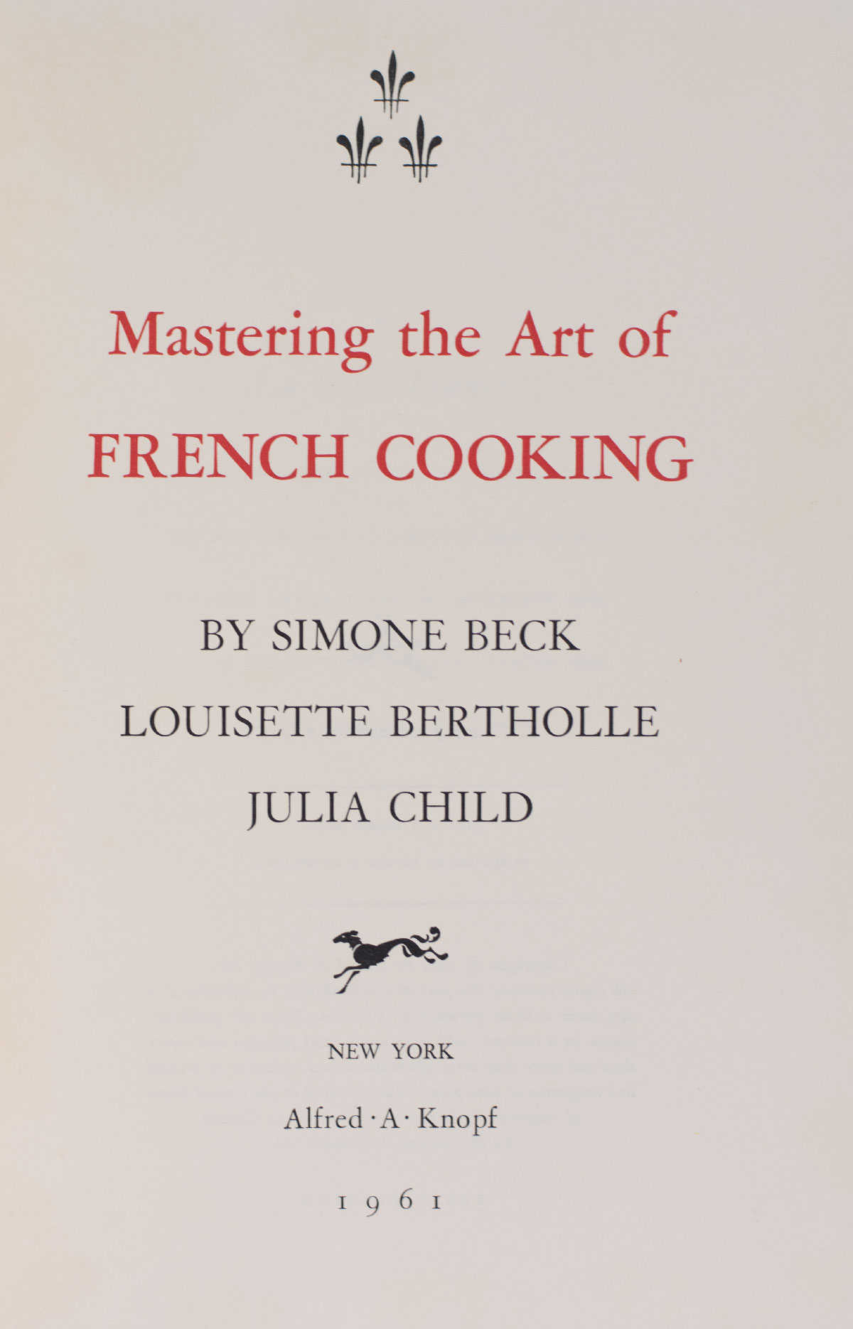 Mastering the Art of French Cooking: Volumes 1 & 2.