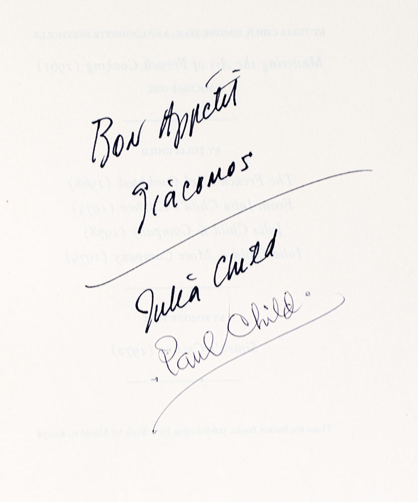 Mastering the Art of French Cooking: Volumes 1 & 2.