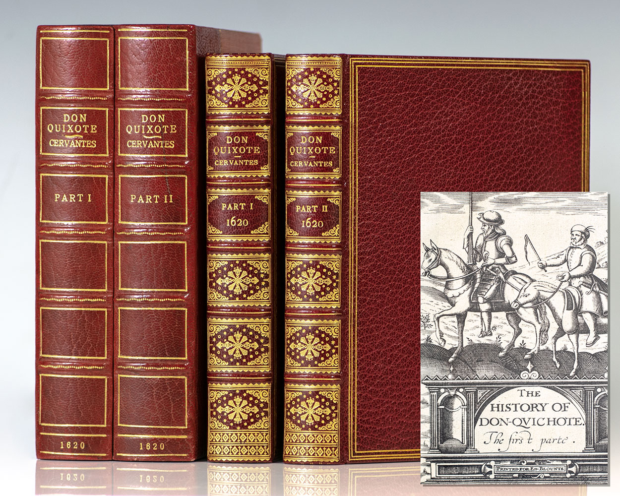 The History of Don-Quichote. The First Parte and The Second Part of the History of the Valorous and Witty Knight-Errant, Don Quixote of the Mancha.