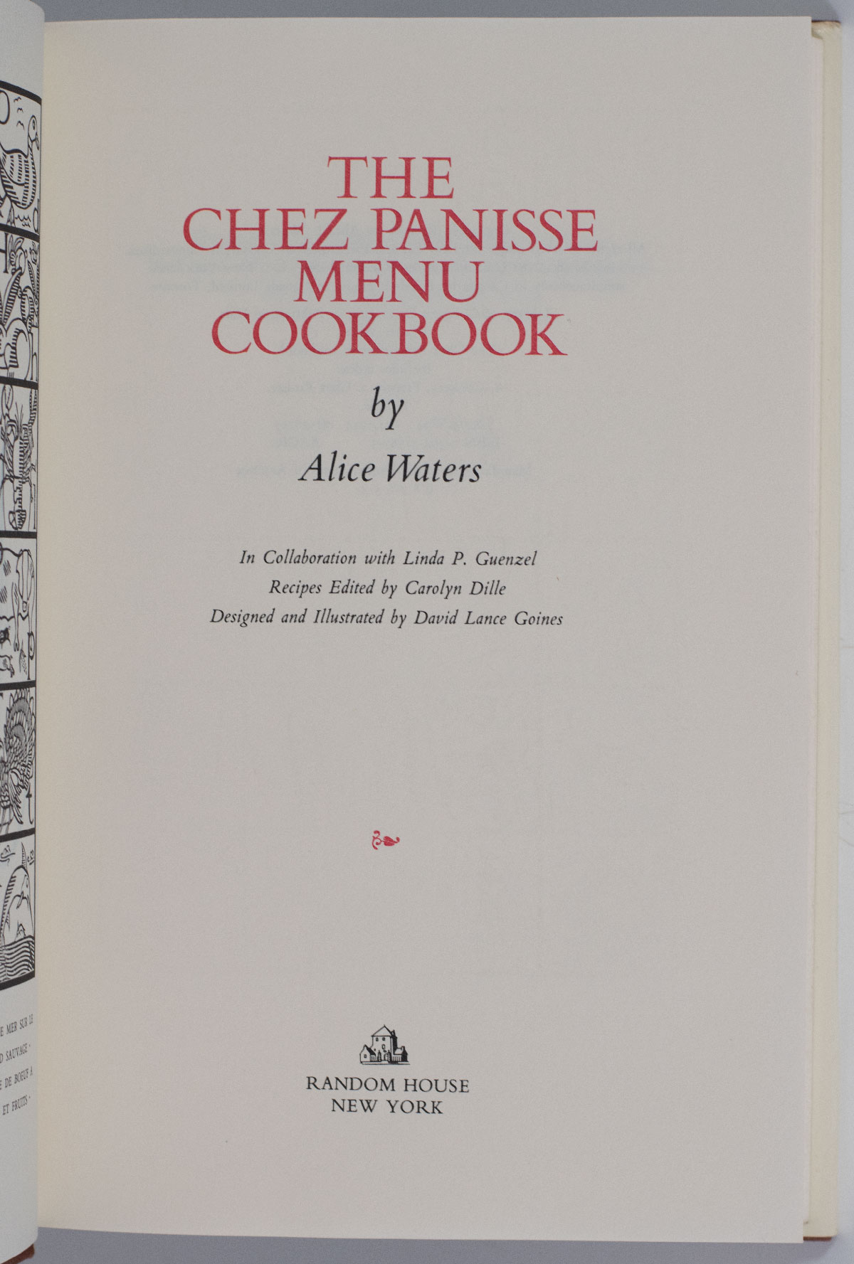 Chez Panisse Menu Cookbook.