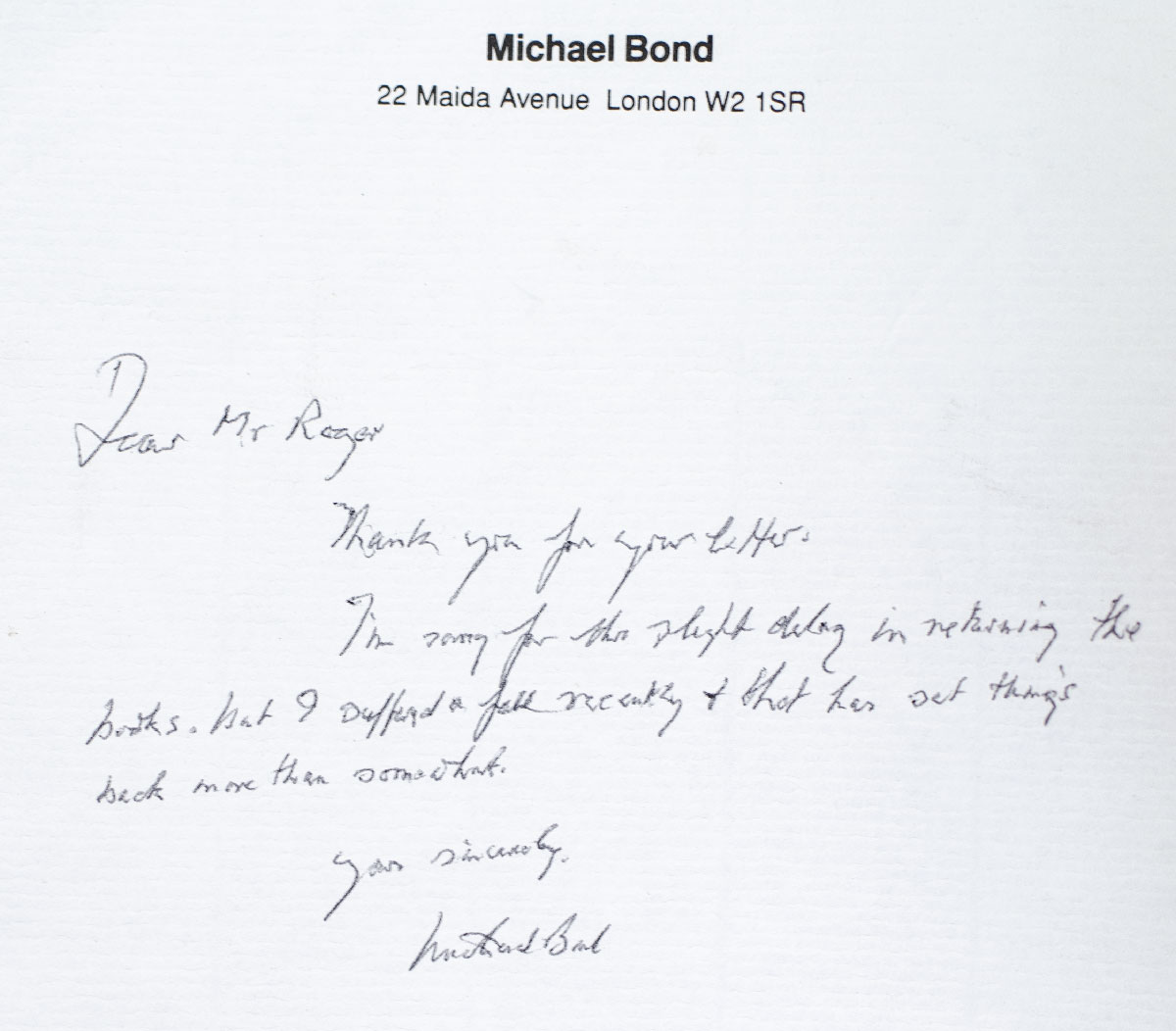 Paddington At Large.