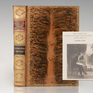 The Complete Poetical Works and Letters of John Keats.